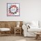 Stupell Industries God Bless America Wreath Canvas, design by Nicole DeCamp